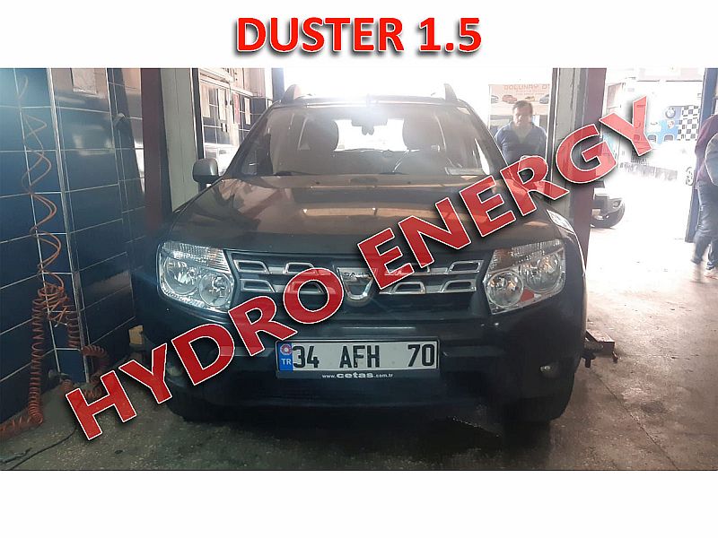 Dacia duster hidrojen yakıt tasarruf ve performans cihazı montajı kçk