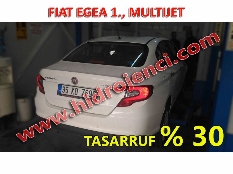 fiat egea 1300 multijet dizel araç hidrojen yakıt tasarruf montajı