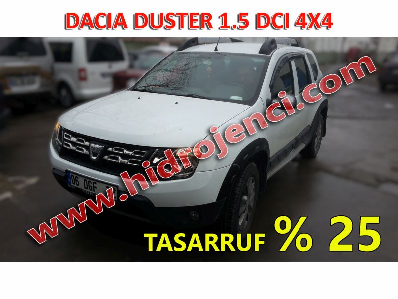 dacia duster dizel 4x4 hidrojen yakıt tasarruf cihazı montajı