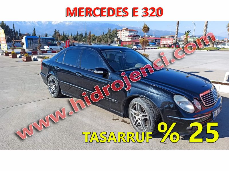 Mercedes E 320 CDİ hidrojen yakıt tasarruf montajı