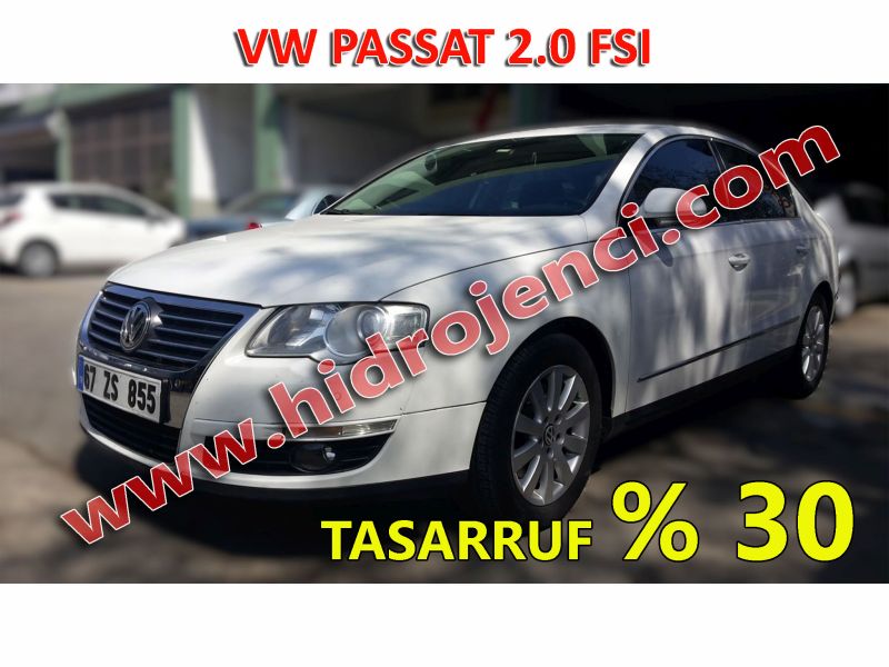 volkswagen passat 2000 FSİ hidrojen yakıt tasarruf cihazı montajı