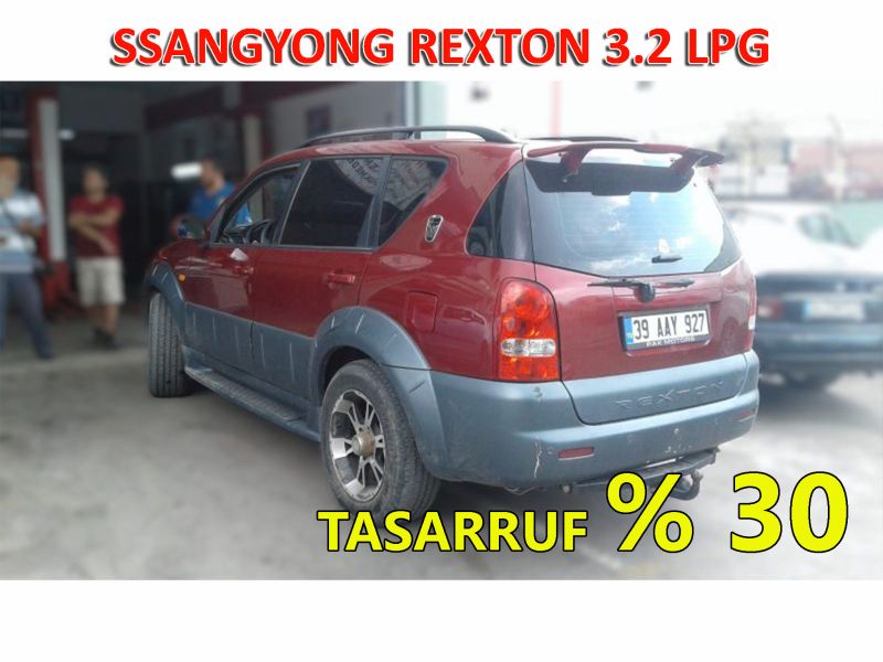 ssangyong 3200 benzinli ve lpg hidrojen yakıt tasarruf cihazı montajı