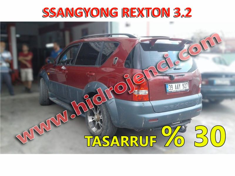 ssangyong REXTON hidrojen yakıt tasarruf cihazı montajı