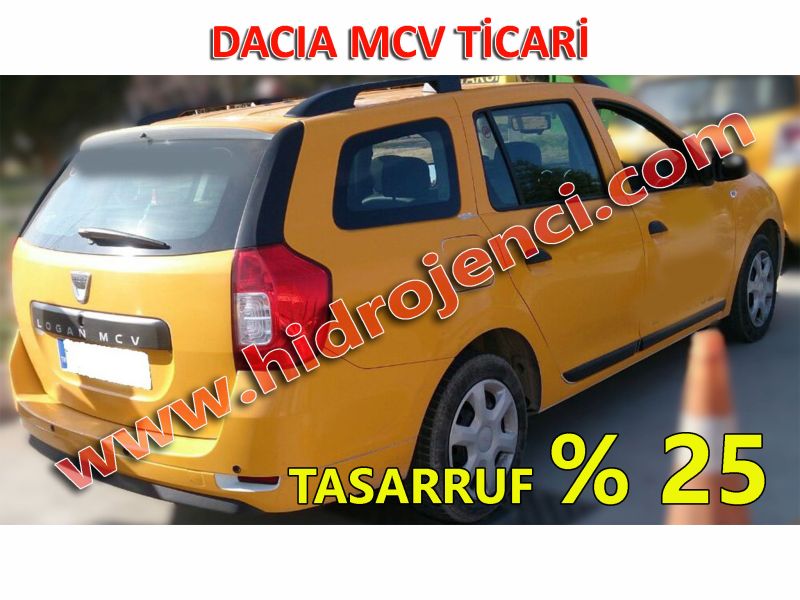 dacia mcv hidrojenle yüksek yakıt tasarrufu