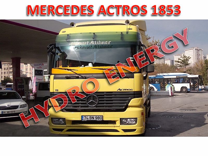 mercedes actros 1853 montaj hidrojen yakıt tasarruf cihazı kçk