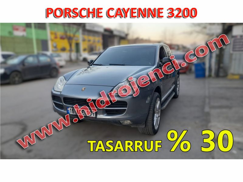 Porsche cayenne 3200 yakıt tasarruf % 30