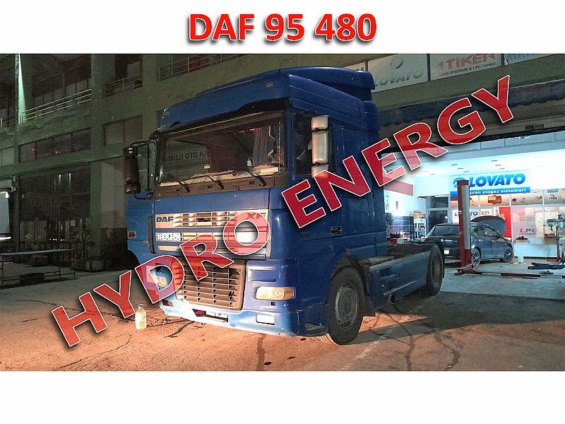 daf 95 480 tır hidrojen yakıt tasarruf cihazı montajı KÇK